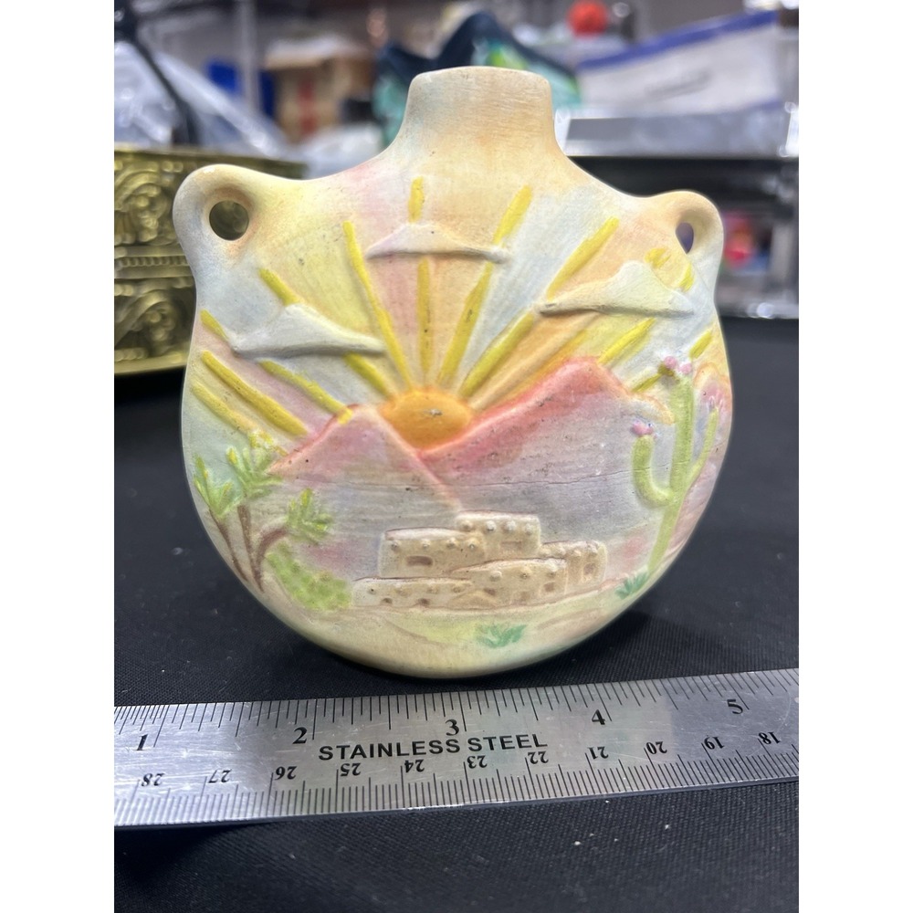 Vintage Navajo American Native Vase Mountain Village